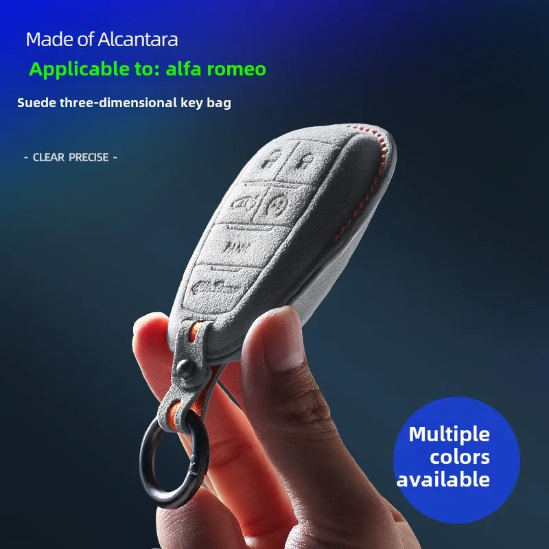 For Alfa Romeo Stelvio/TonaleAlcantara Flip Fur Three-dimensional Key Bag, Protective Key Cover, Keychain, Automotive Supplies
For Alfa Romeo Stelvio/TonaleAlcantara Flip Fur Three-dimensional Key Bag, Protective Key Cover, Keychain, Automotive Supplies