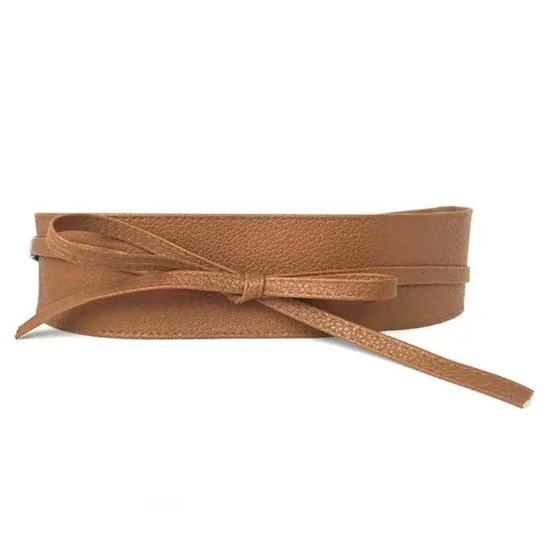 652F Women Soft Faux Leather Color Waist Belt Bow Tie Wide Wrap Around Boho Corset Vintage Elegant Bodice Waistband for
652F Women Soft Faux Leather Color Waist Belt Bow Tie Wide Wrap Around Boho Corset Vintage Elegant Bodice Waistband for