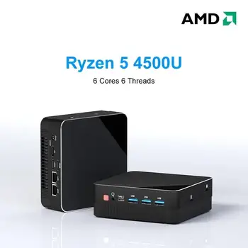 신제품! AMD R7 5800H 5700U 4800H R5 5500U 4500U 미니 PC, 최대 32GB RAM, 2T NVME SSD, 와이파이 6 컴퓨터 PC, Win 11 Pro 지원