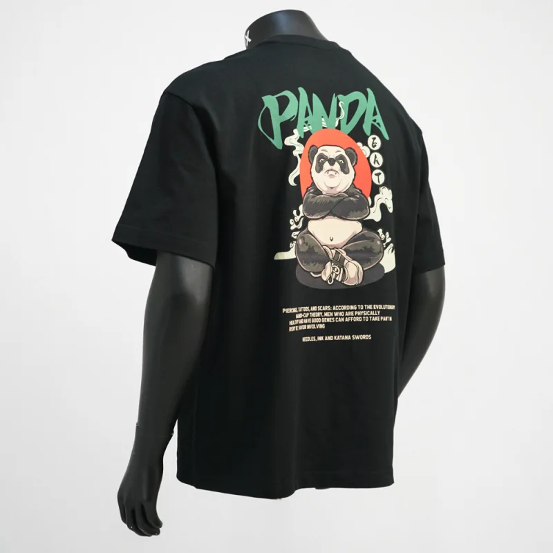 Cartoon panda printed short sleeved T-shirt for men in summer 2025, loose and personalized design, fashionable street casual top
Cartoon panda printed short sleeved T-shirt for men in summer 2025, loose and personalized design, fashionable street casual top