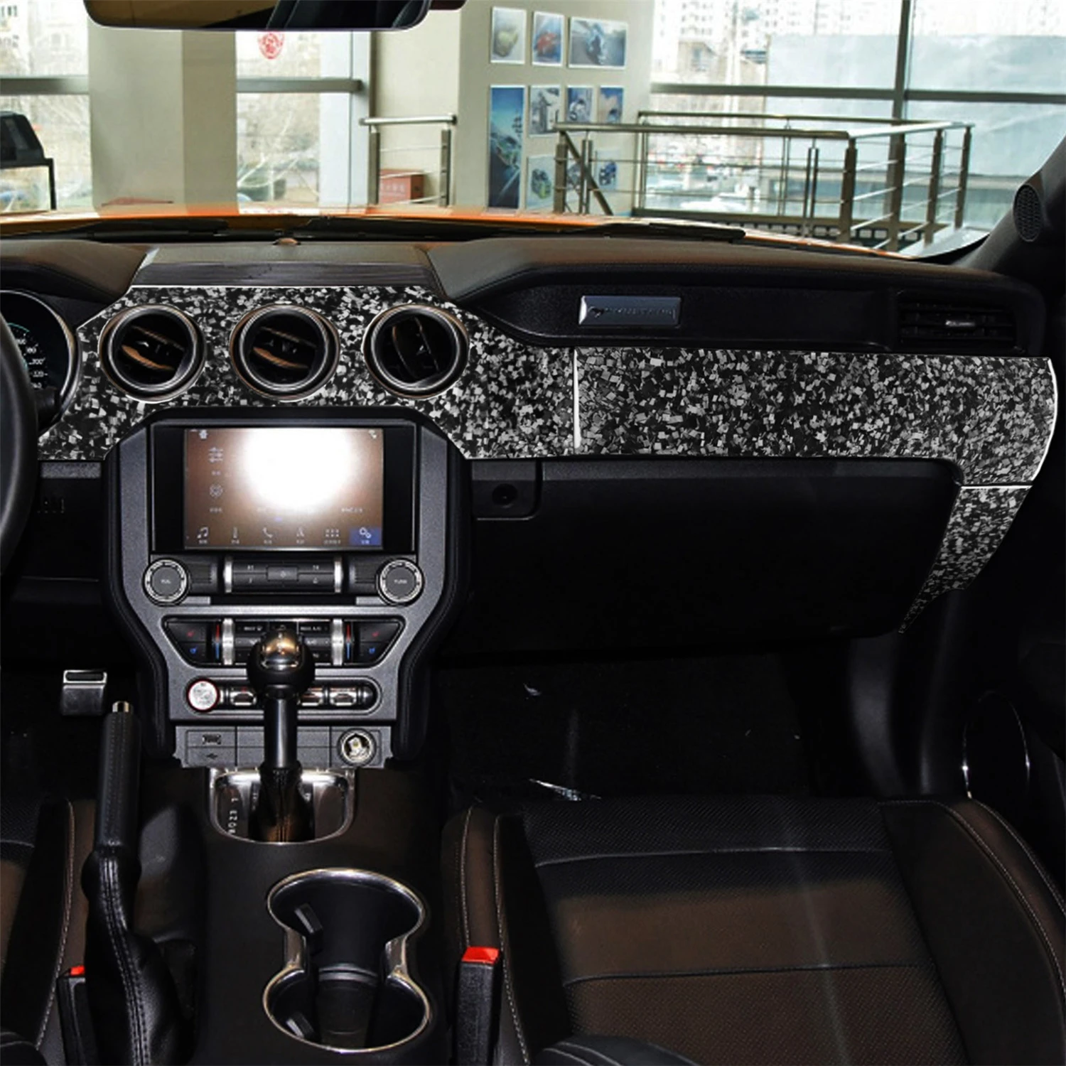 5 Pieces Car Dashboard Decoration Stickers Forged Pattern Carbon Fiber Car Interior for 2015-2020 Mustang
5 Pieces Car Dashboard Decoration Stickers Forged Pattern Carbon Fiber Car Interior for 2015-2020 Mustang