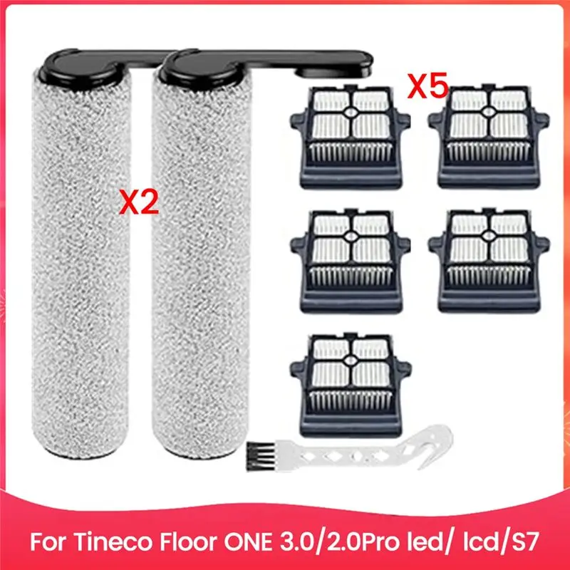 ABJN-8PCS Roller Brush Hepa Filter Replacements Parts For Tineco Floor One S7 Flashdry Wet Dry Vacuum Cleaner Accessories
ABJN-8PCS Roller Brush Hepa Filter Replacements Parts For Tineco Floor One S7 Flashdry Wet Dry Vacuum Cleaner Accessories