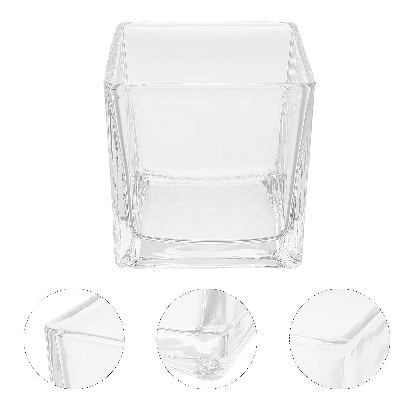 Clear Transparent Thickened Square Glass Vase Modern Planter for Flowers Hydroponic Plants Wedding Tabletop Centerpieces
Clear Transparent Thickened Square Glass Vase Modern Planter for Flowers Hydroponic Plants Wedding Tabletop Centerpieces