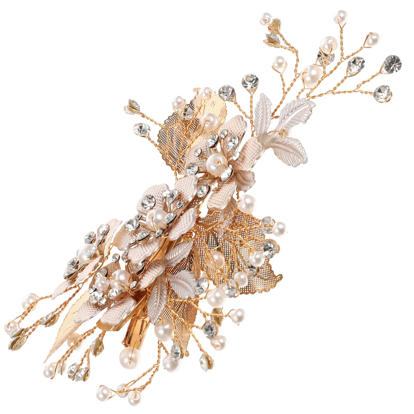 Gold Hair Clips Wedding Bridal Accessories Pearl Alloy Side Hairpins for Bridesmaids Banquets Prom Elegant Evening Parties Metal
Gold Hair Clips Wedding Bridal Accessories Pearl Alloy Side Hairpins for Bridesmaids Banquets Prom Elegant Evening Parties Metal