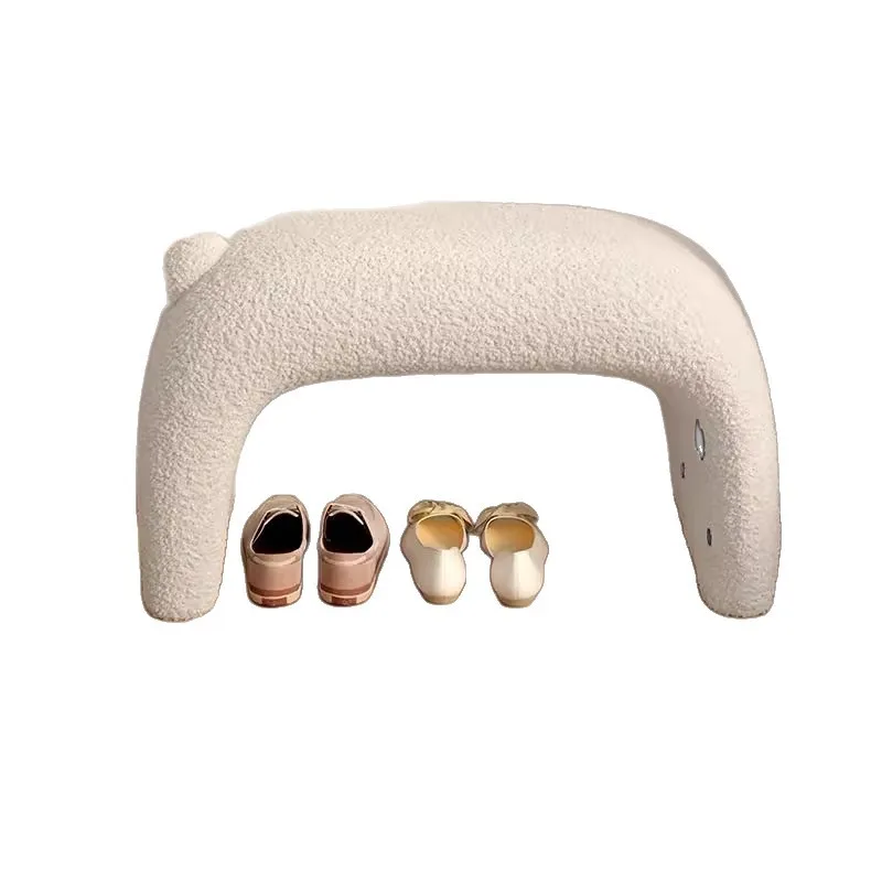 Cream wind lamb wool cat shoe change stool home door entry shoe stool high-end fitting room solid wood stool
Cream wind lamb wool cat shoe change stool home door entry shoe stool high-end fitting room solid wood stool