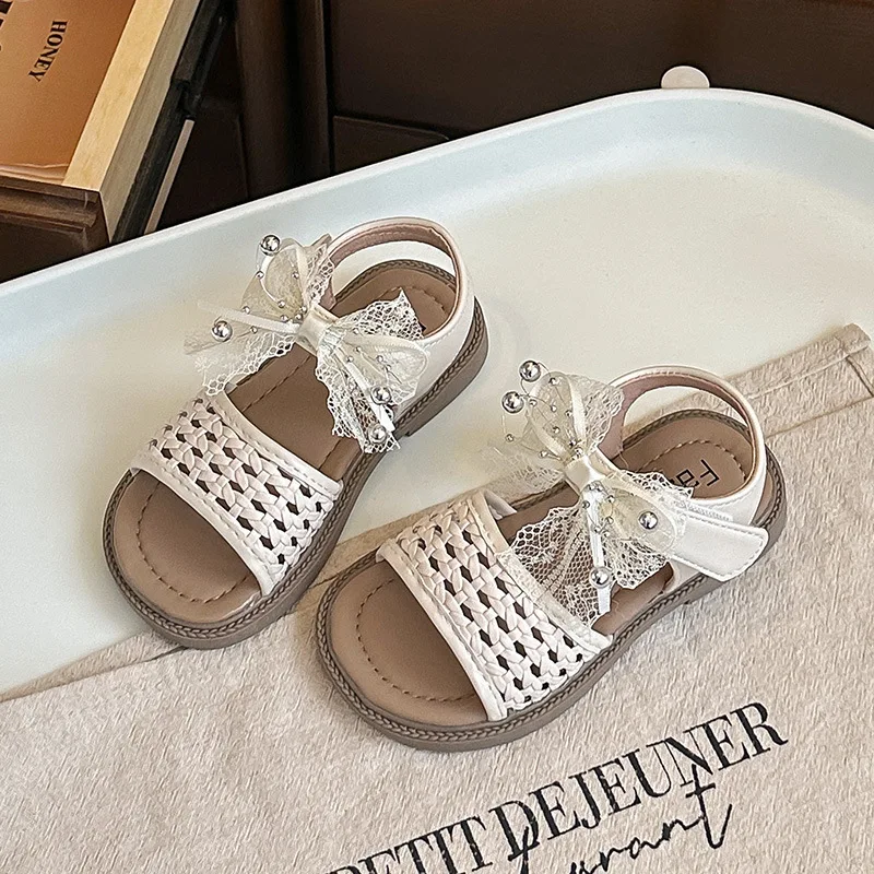 Fashion Children's Bow Sandals Girls Woven Dress Flats Sturdy Soft Sole Non-Slip Flats Princess Party Dress Shoes Kids Sandals
Fashion Children's Bow Sandals Girls Woven Dress Flats Sturdy Soft Sole Non-Slip Flats Princess Party Dress Shoes Kids Sandals