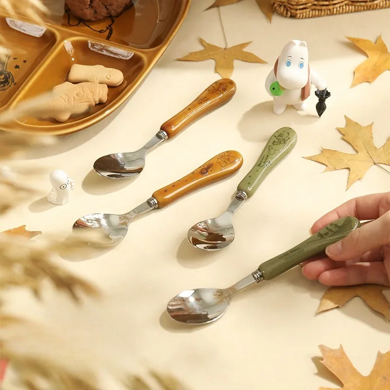 New Kawaii Anime Moomins Series Exquisite Tableware Cartoon Creativity Printing Stainless Steel Spoon Household Goods
New Kawaii Anime Moomins Series Exquisite Tableware Cartoon Creativity Printing Stainless Steel Spoon Household Goods