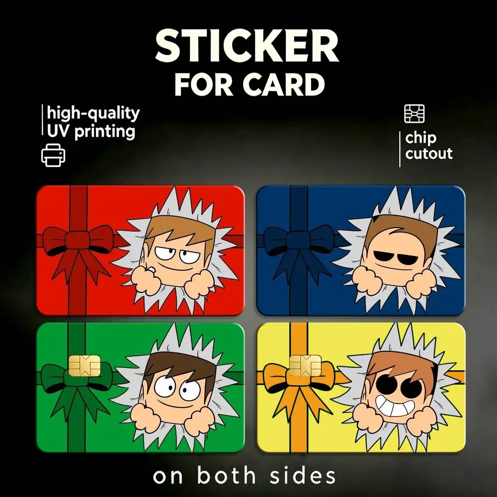E-Eddsworld HD Waterproof Card Skins Protective Stickers for Credit Bank Game Cards
E-Eddsworld HD Waterproof Card Skins Protective Stickers for Credit Bank Game Cards