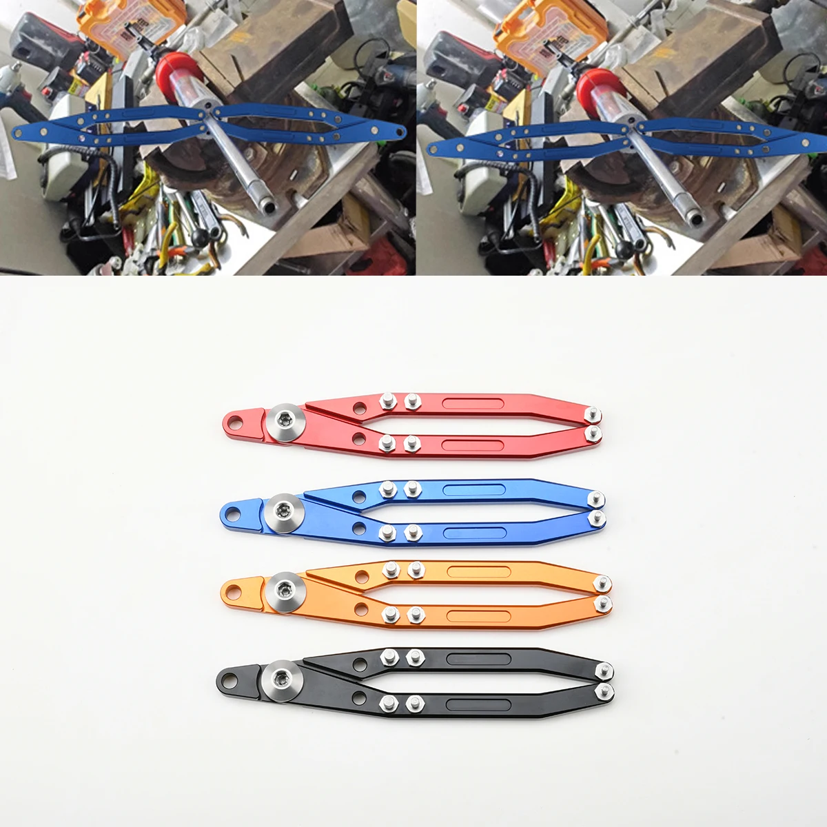 Universal Motorcycle CNC Rear Shock Absorber Wrench Oil Seal Base Removal Spanner 3 4 5mm Pins Disassembly Bike Repair Tool
Universal Motorcycle CNC Rear Shock Absorber Wrench Oil Seal Base Removal Spanner 3 4 5mm Pins Disassembly Bike Repair Tool