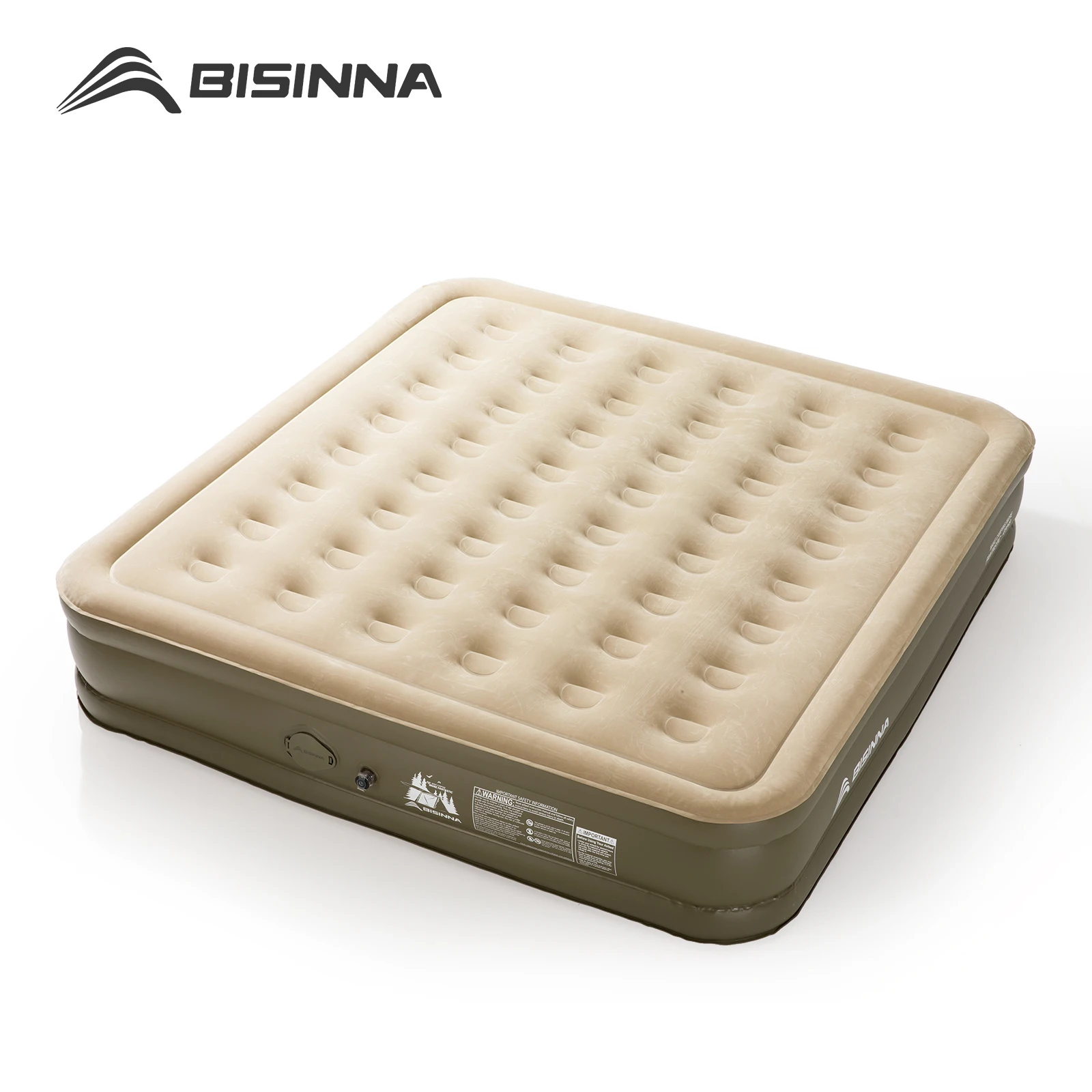 BISINNA Air Mattress 1-3 Person Camping Mat Folding Sleeping Pad With Built-in Pump Outdoor Thickened Bed
BISINNA Air Mattress 1-3 Person Camping Mat Folding Sleeping Pad With Built-in Pump Outdoor Thickened Bed