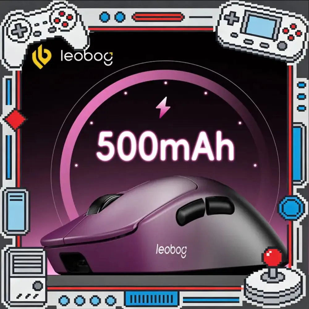 LEOBOG GM5 Wireless Mouse Tri-Mode Low Latency Lightweight Mouse Hot Swappable E-sports Gaming Mouse Custom Pc Accessories Gifts
LEOBOG GM5 Wireless Mouse Tri-Mode Low Latency Lightweight Mouse Hot Swappable E-sports Gaming Mouse Custom Pc Accessories Gifts