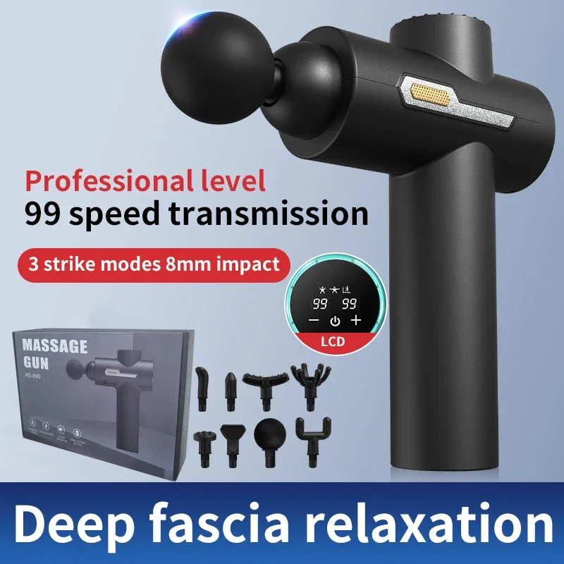Muscle Massage Gun Handheld Deep Tissue Gun Portable Electric Quiet Percussion Muscle 99 Speed Adjustable Professional Body
Muscle Massage Gun Handheld Deep Tissue Gun Portable Electric Quiet Percussion Muscle 99 Speed Adjustable Professional Body