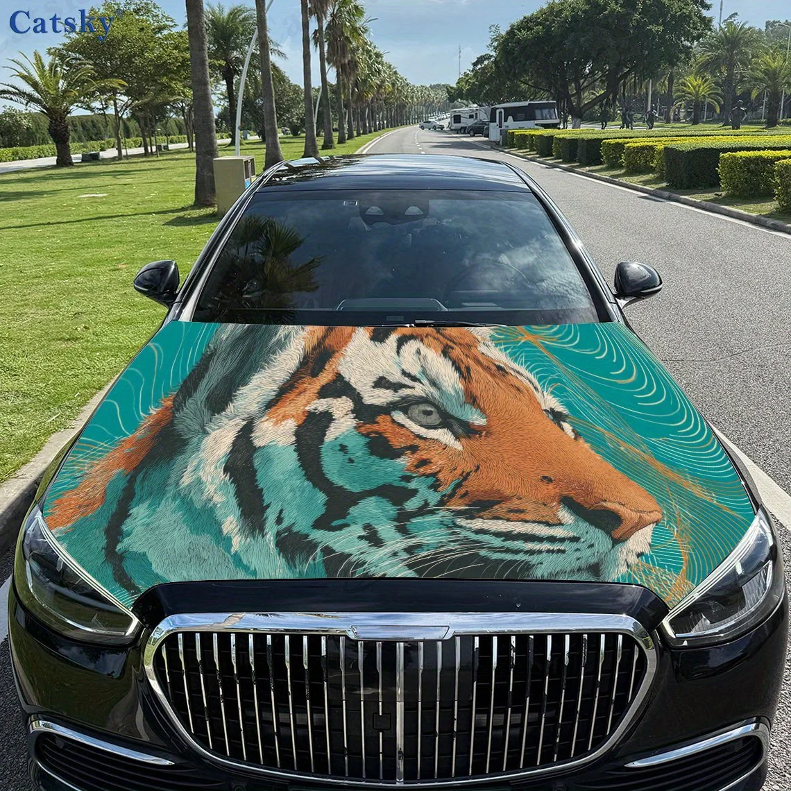 Colorful tiger print,car hood stickers,PVC waterproof Self adhesive car hood sticker,car hood decoration protection stickers,Aut
Colorful tiger print,car hood stickers,PVC waterproof Self adhesive car hood sticker,car hood decoration protection stickers,Aut