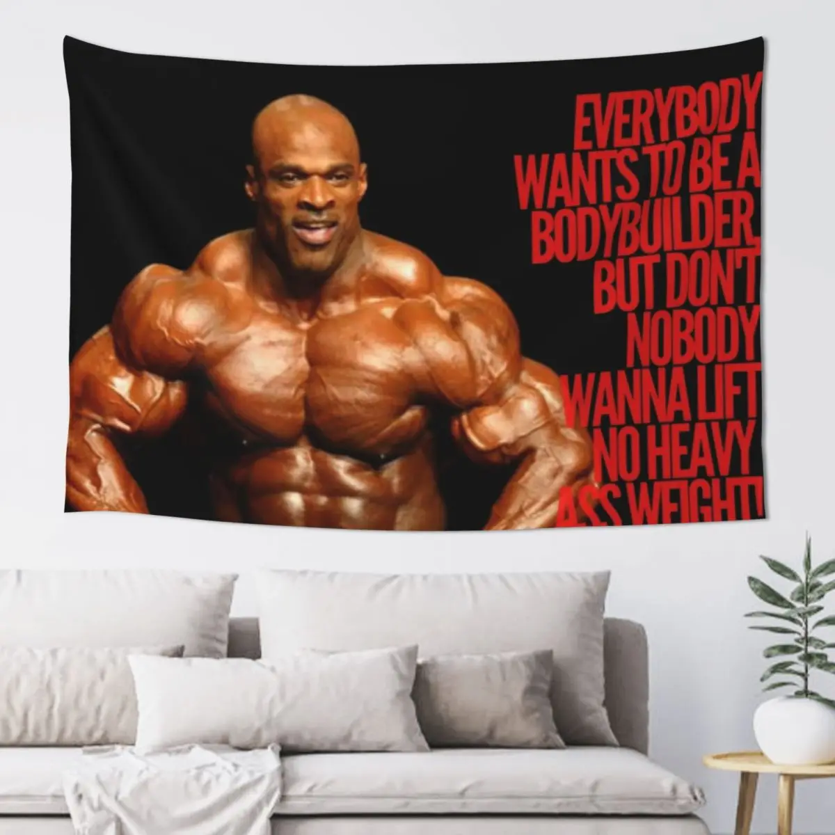 RONNIE COLEMAN - HEAVY A** WEIGHT QUOTE Tapestry Cute Decor Room Decor Cute Wall Hanging Wall Tapestry
RONNIE COLEMAN - HEAVY A** WEIGHT QUOTE Tapestry Cute Decor Room Decor Cute Wall Hanging Wall Tapestry
