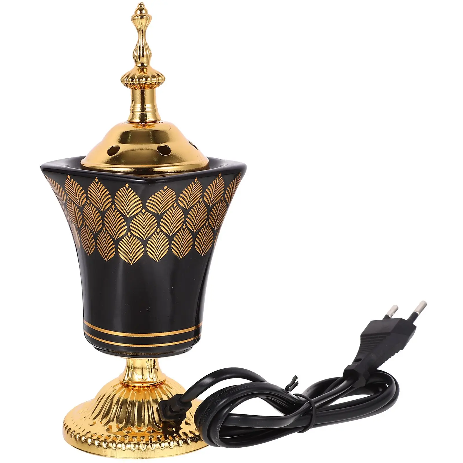Electric Incense Burner Small Censer Holder Iron Aroma Vintage Decoration Indoor Household EU Plug Metal Ceramic
Electric Incense Burner Small Censer Holder Iron Aroma Vintage Decoration Indoor Household EU Plug Metal Ceramic