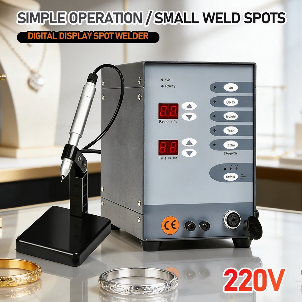 200W Portable Spot Welding Machine 110V/220V Dental Orthodontic Welder Argon Arc Welder for Jewelry & Precision Metal Welding
200W Portable Spot Welding Machine 110V/220V Dental Orthodontic Welder Argon Arc Welder for Jewelry & Precision Metal Welding