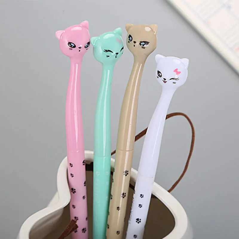 40 Pcs Cartoon Cat Pens Cute Kawaii Black Ink Gel Pen For School Writing Office Supplies Korean Stationery Gifts
40 Pcs Cartoon Cat Pens Cute Kawaii Black Ink Gel Pen For School Writing Office Supplies Korean Stationery Gifts