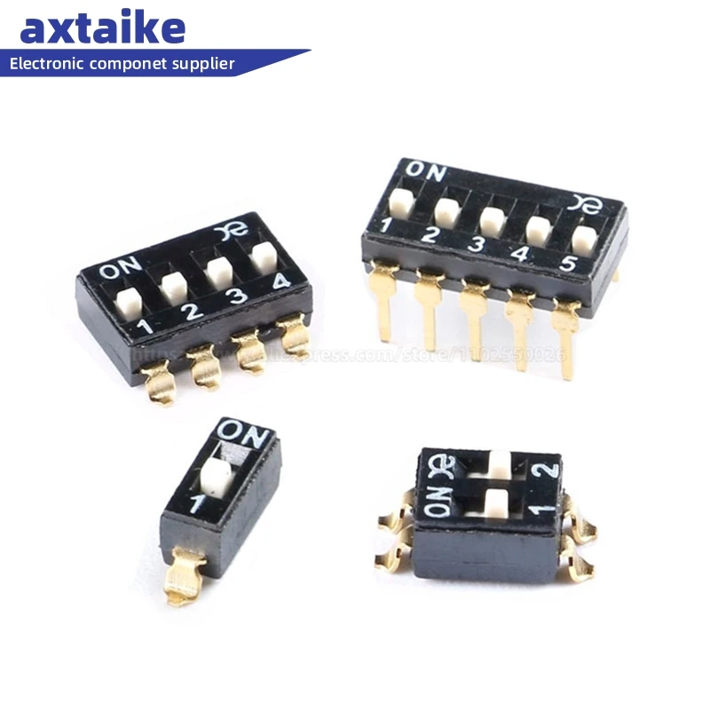 10PCS SMD DIP 2.54mm switch Toggle Switches Slide Type Switch 1P 2P 3P 4P 5P 6P 8P 10P Bit black Dial switches SMT
10PCS SMD DIP 2.54mm switch Toggle Switches Slide Type Switch 1P 2P 3P 4P 5P 6P 8P 10P Bit black Dial switches SMT