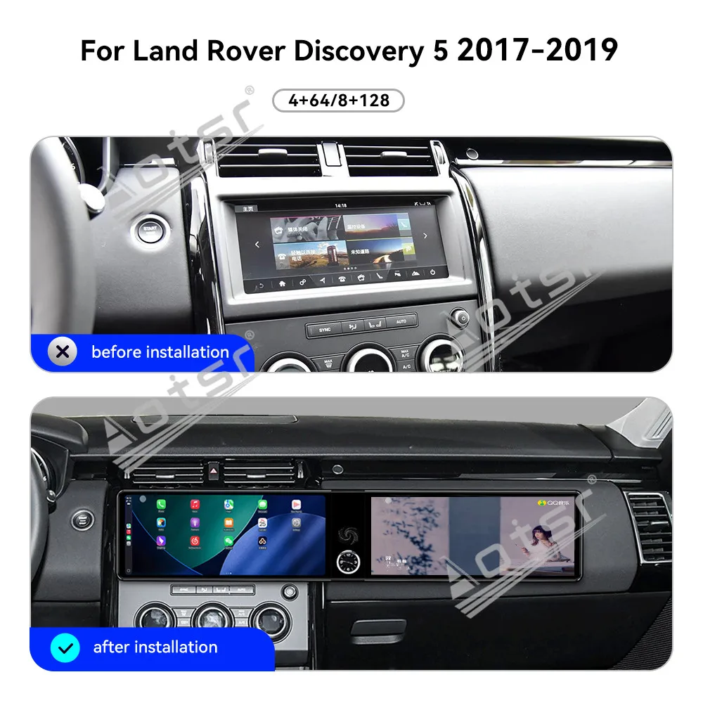 12,3-дюймовый HD автомобильный радиоприемник с двойным экраном для Land Rover Discovery 5 2017-2019, автомобильный мультимедийный видеоплеер, GPS-навигация, блок Carplay
12,3-дюймовый HD автомобильный радиоприемник с двойным экраном для Land Rover Discovery 5 2017-2019, автомобильный мультимедийный видеоплеер, GPS-навигация, блок Carplay