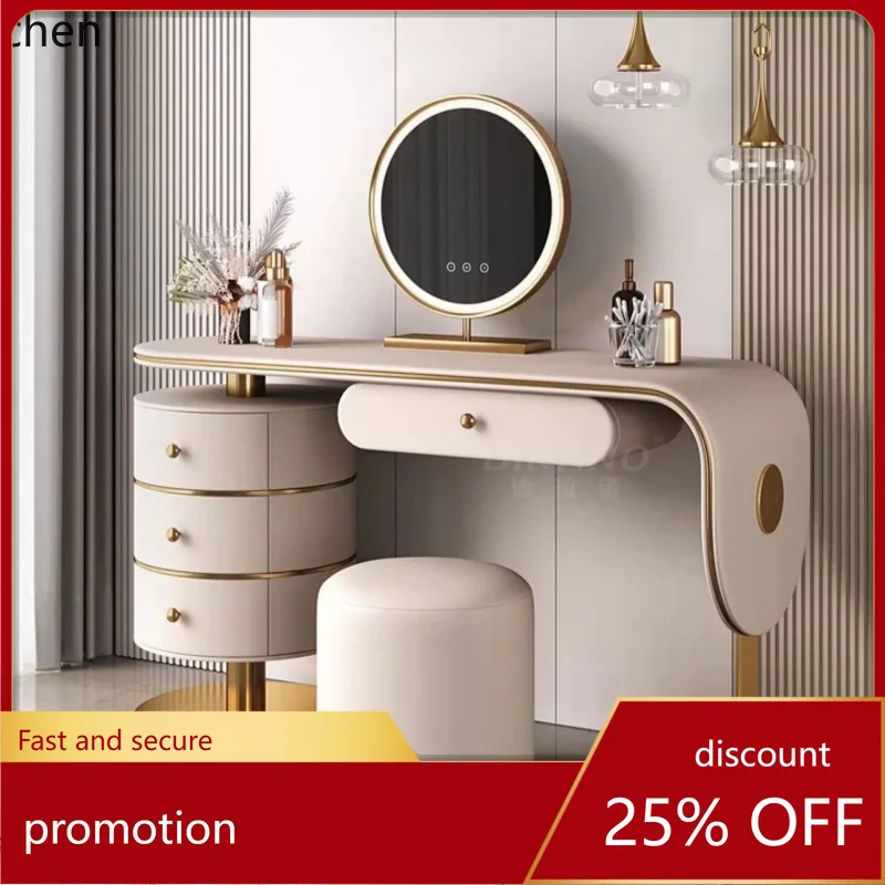 CZ Dressing Table High-End Bedroom Modern Simple Desk and Chest of Drawers Integrated Master Bedroom Solid Wood Makeup Table
CZ Dressing Table High-End Bedroom Modern Simple Desk and Chest of Drawers Integrated Master Bedroom Solid Wood Makeup Table
