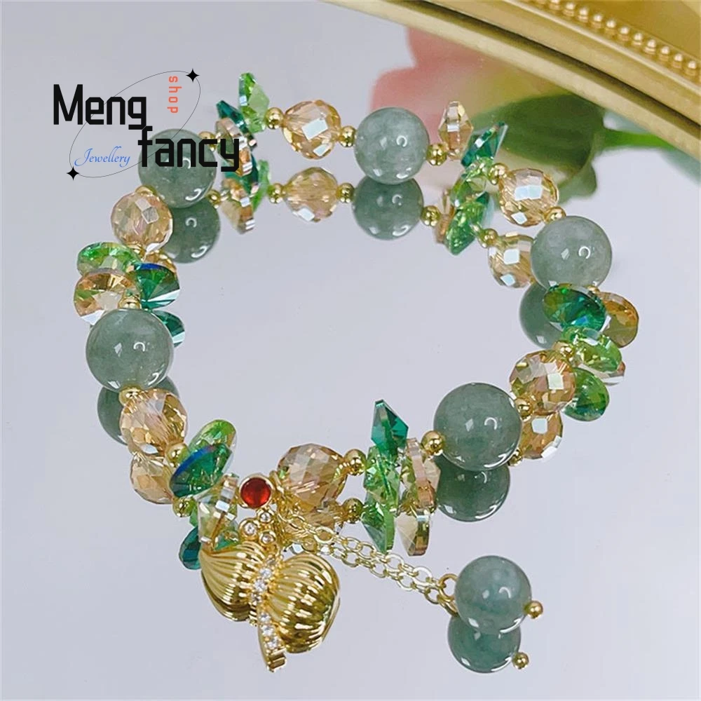 New Gourd Bracelet Super Flash New Chinese Beaded Bracelet Fashion Agate Hand Decoration Exquisite Fashion Jewelry Holiday Gifts
New Gourd Bracelet Super Flash New Chinese Beaded Bracelet Fashion Agate Hand Decoration Exquisite Fashion Jewelry Holiday Gifts
