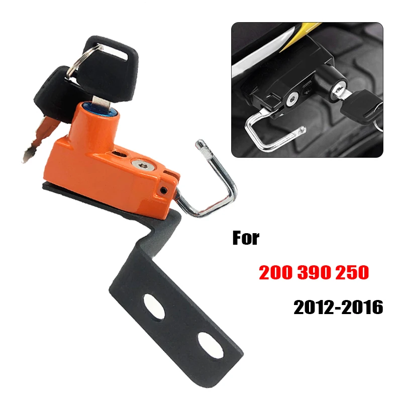 For 125 200 390 250 2012-2016 Motorcycle 6 Color Helmet Lock Kit Anti-theft Security Aluminum with 2 Keys
For 125 200 390 250 2012-2016 Motorcycle 6 Color Helmet Lock Kit Anti-theft Security Aluminum with 2 Keys