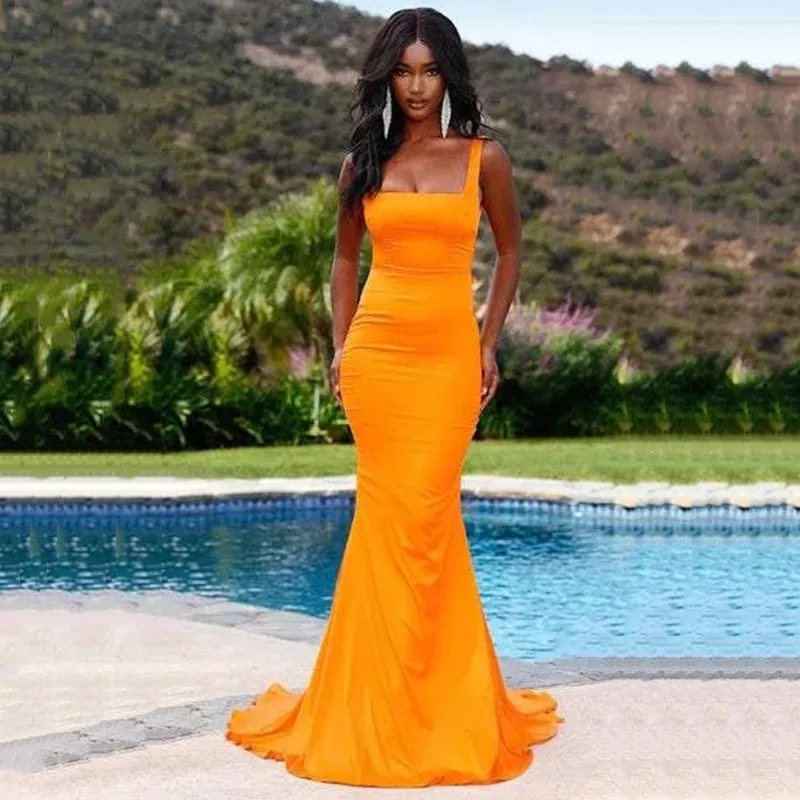 Aleeshuo Sexy Mermaid Long Prom Dresses Spaghetti Strap Square Collar Arabic Women Evening Gowns Formal Party Dress Floor Length
Aleeshuo Sexy Mermaid Long Prom Dresses Spaghetti Strap Square Collar Arabic Women Evening Gowns Formal Party Dress Floor Length