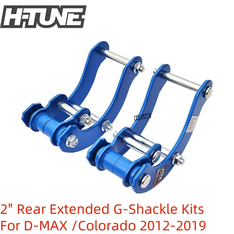 Rear Leaf Spring Suspension Comfort 2" G-Shackle Lift Kits Fit For D-MAX / Colorado 2012-2019
Rear Leaf Spring Suspension Comfort 2" G-Shackle Lift Kits Fit For D-MAX / Colorado 2012-2019