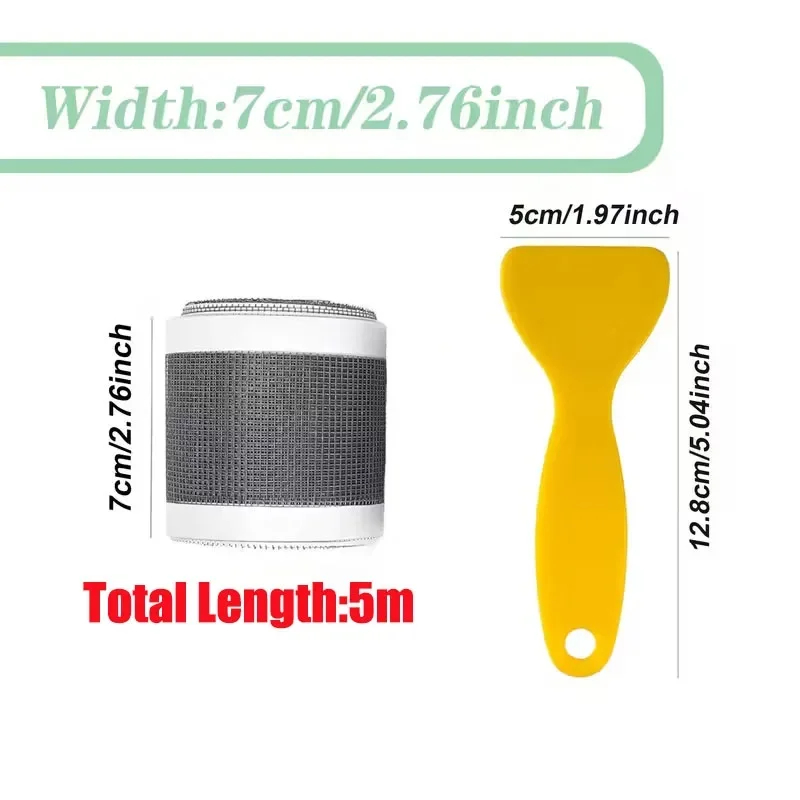 5m Cutable Shower Drain Hair Catcher Self-Adhesive Floor Drain Stickers Disposable Mesh Sink Strainer Filter For Bathroom
5m Cutable Shower Drain Hair Catcher Self-Adhesive Floor Drain Stickers Disposable Mesh Sink Strainer Filter For Bathroom