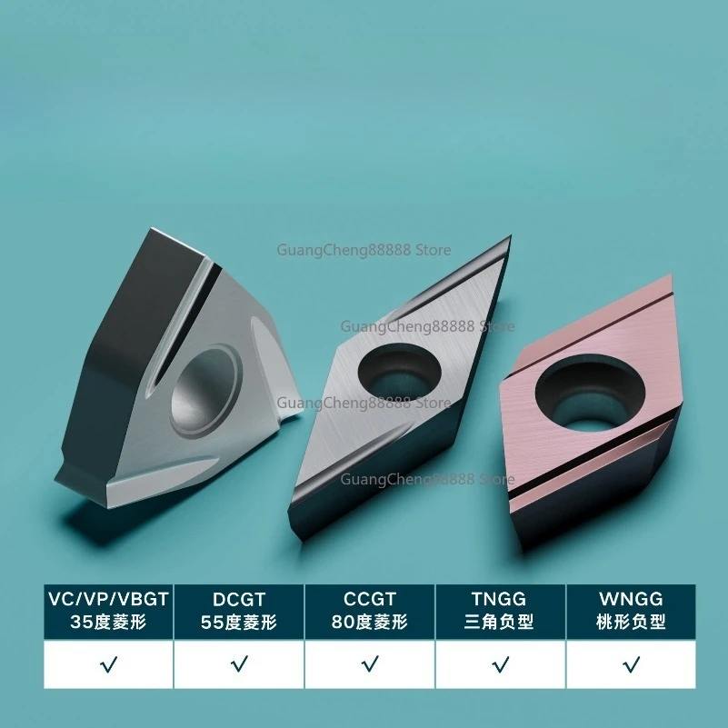 Circular slotted turning tool rhombus numerical control blade 55 degrees straight knife stainless steel DCGT11
Circular slotted turning tool rhombus numerical control blade 55 degrees straight knife stainless steel DCGT11