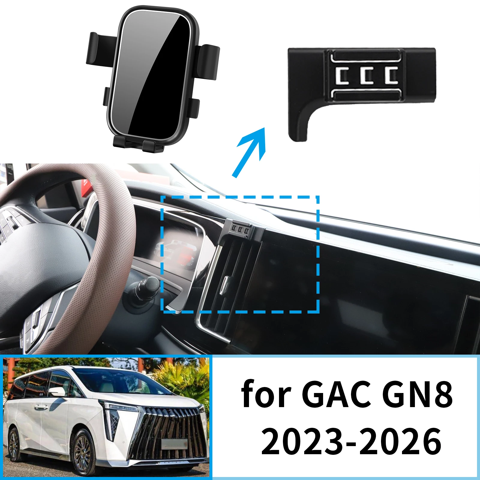 Car Mobile Phone Holder fit for GAC GN8 gn 8 Trumpchi M8 Master 2023-2026 Accessories GPS Bracket Navigation Stand Auto
Car Mobile Phone Holder fit for GAC GN8 gn 8 Trumpchi M8 Master 2023-2026 Accessories GPS Bracket Navigation Stand Auto