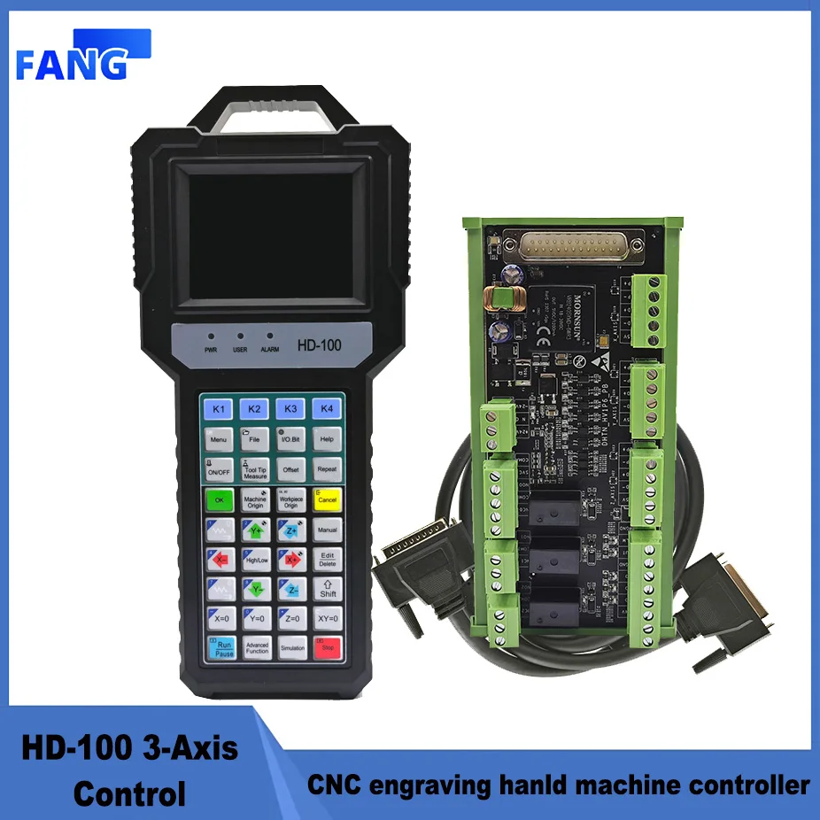 Новая система ручного управления для гравировально-фрезерного станка с ЧПУ HD-100, 3-осевая
Новая система ручного управления для гравировально-фрезерного станка с ЧПУ HD-100, 3-осевая