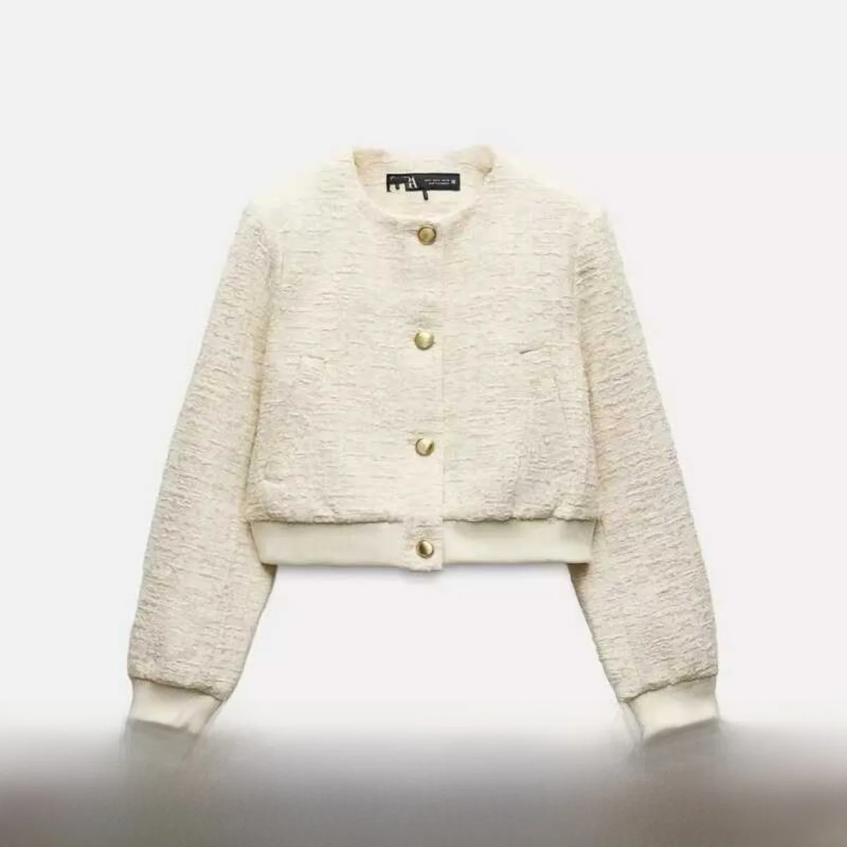 Spring Autumn 2025 New Women's Faion ort Texture round Ne Long Sve Jaet Outerwear Polyester Fiber Loose Fit Button...
Spring Autumn 2025 New Women's Faion ort Texture round Ne Long Sve Jaet Outerwear Polyester Fiber Loose Fit Button...
