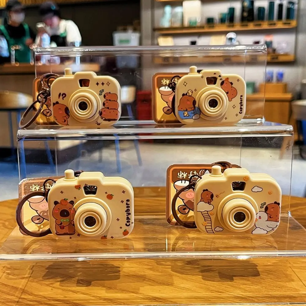 New Capybara Projection Camera Keychain Cartoon Kawaii Mini Camera Keyring Creative Kids Toys Backpack Pendant
New Capybara Projection Camera Keychain Cartoon Kawaii Mini Camera Keyring Creative Kids Toys Backpack Pendant