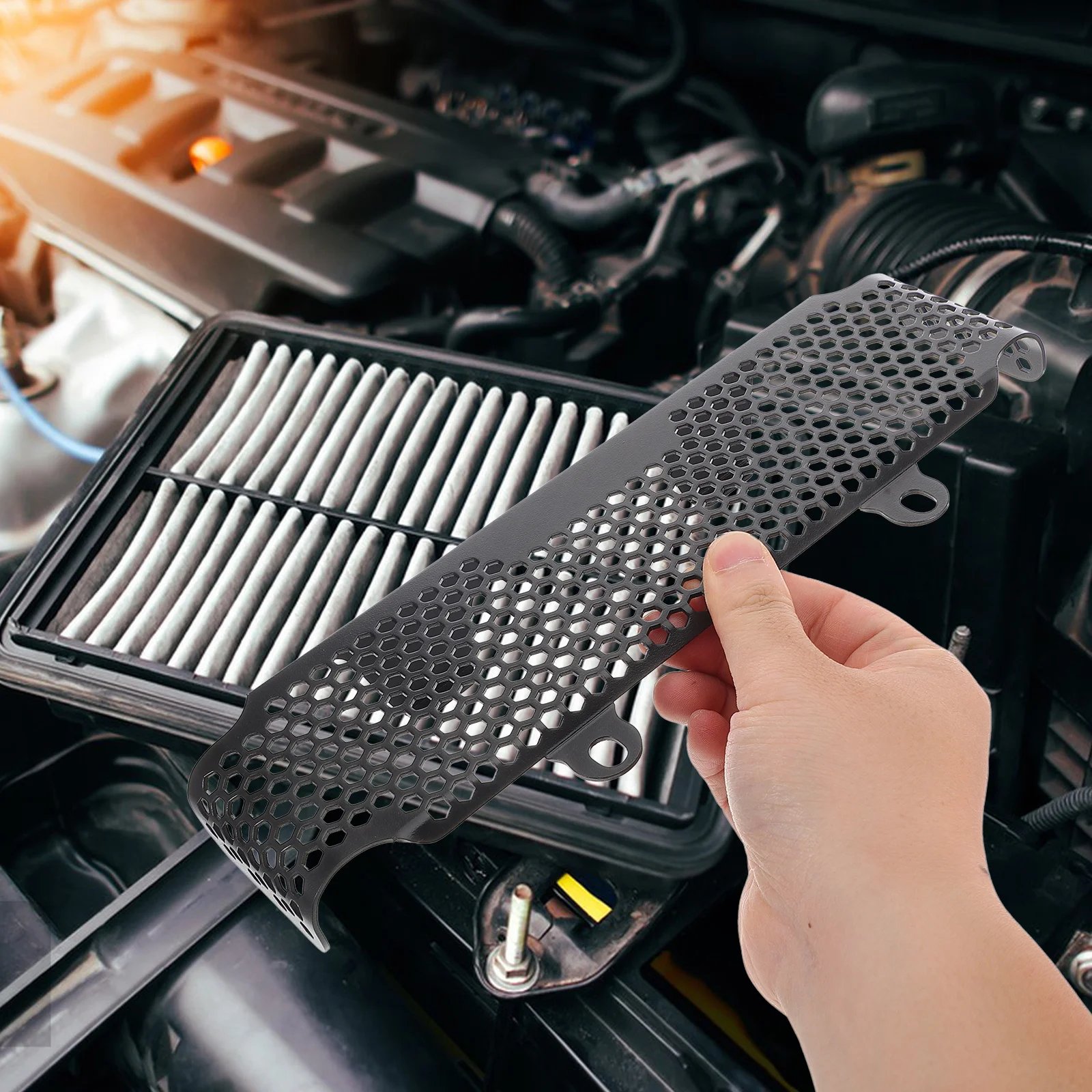 Radiator Guard Grille High Strength Aluminum Radiator Protector Easy Installation Motorcycle Part Motorcycle Supply
Radiator Guard Grille High Strength Aluminum Radiator Protector Easy Installation Motorcycle Part Motorcycle Supply