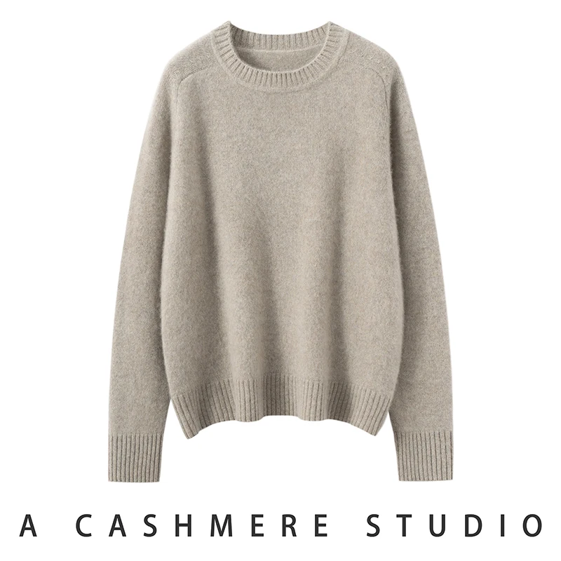 ADDONEE Autumn Winter Women's 100% Cashmere Sweater O-neck Long Sleeve Thickness Cashmere Knit Jumper Casual Style Clothes Tops
ADDONEE Autumn Winter Women's 100% Cashmere Sweater O-neck Long Sleeve Thickness Cashmere Knit Jumper Casual Style Clothes Tops