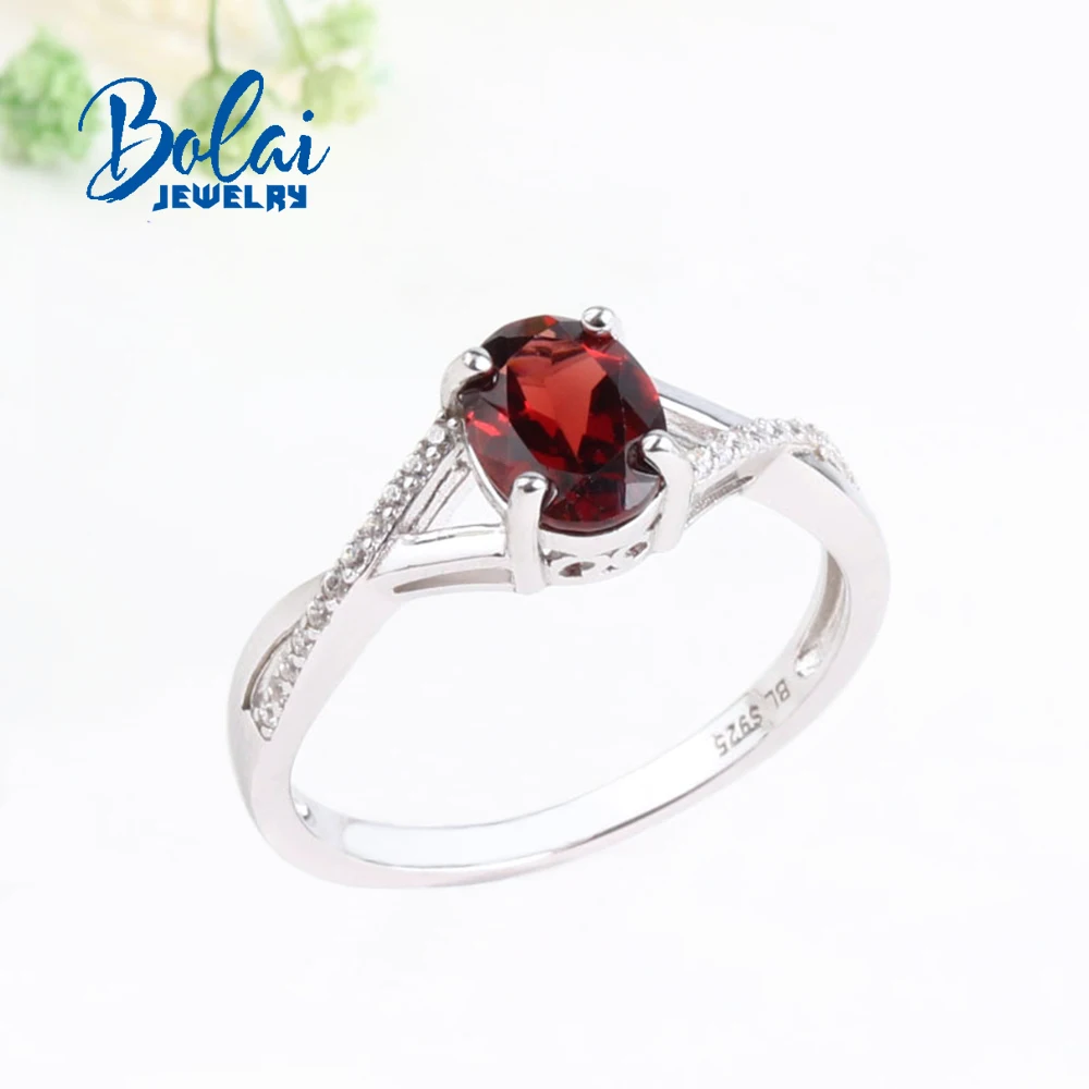 Elegant and Noble Natural garnet Real gemstone Ring 925 sterling Silver fine jewelry for women's anniversary and Engagement gift
Elegant and Noble Natural garnet Real gemstone Ring 925 sterling Silver fine jewelry for women's anniversary and Engagement gift
