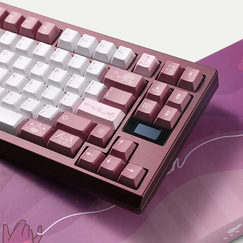 Blush ABS material two-color keycap pink cute original highly mechanical keyboard original
Blush ABS material two-color keycap pink cute original highly mechanical keyboard original