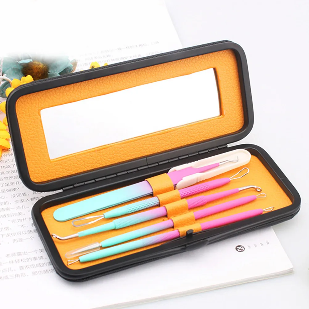 5Pcs Kit Stainless Steel Needle Tools Set Facial Pimple Extraction Acne Cleaning Tool Portable Easy Use
5Pcs Kit Stainless Steel Needle Tools Set Facial Pimple Extraction Acne Cleaning Tool Portable Easy Use