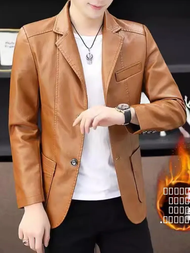 Men's Leather Jaet eepskin Casual Coat Flip Collar Waistcoat Autumn Outerwear Comfortable Breathable Stand Fit
Men's Leather Jaet eepskin Casual Coat Flip Collar Waistcoat Autumn Outerwear Comfortable Breathable Stand Fit
