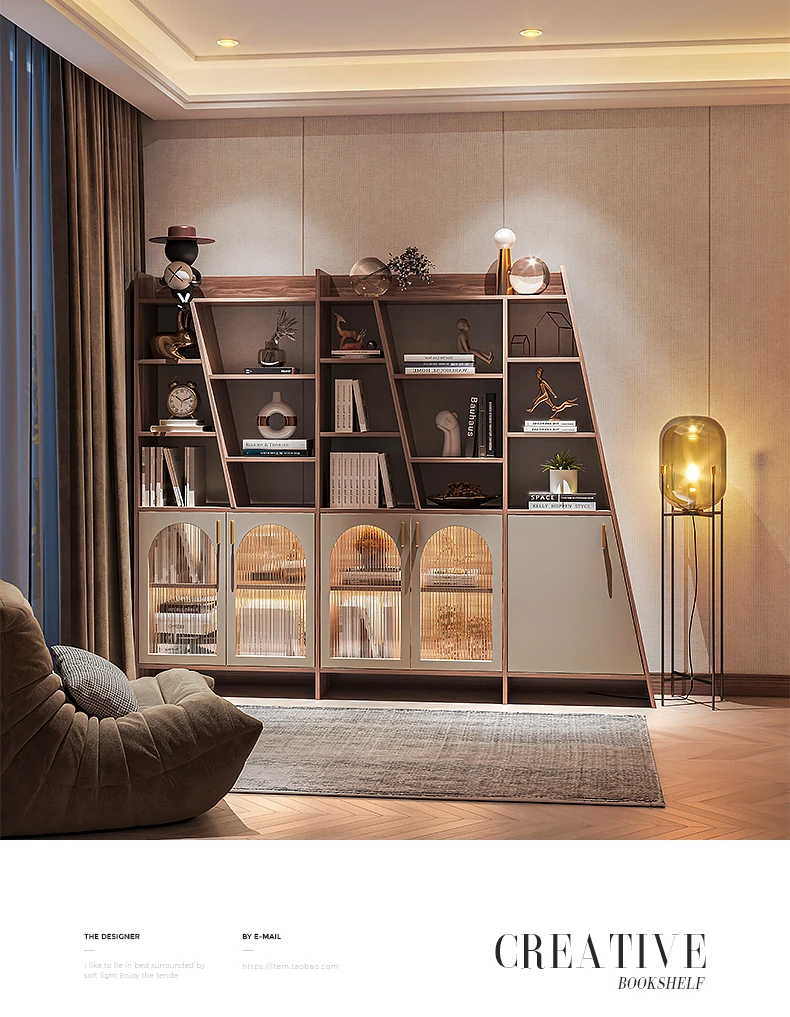 Bookshelf Floor to Floor Storage Shelf Creative Solid Wood Display Office Study Combination Nordic Integrated Wall Bookcase
Bookshelf Floor to Floor Storage Shelf Creative Solid Wood Display Office Study Combination Nordic Integrated Wall Bookcase