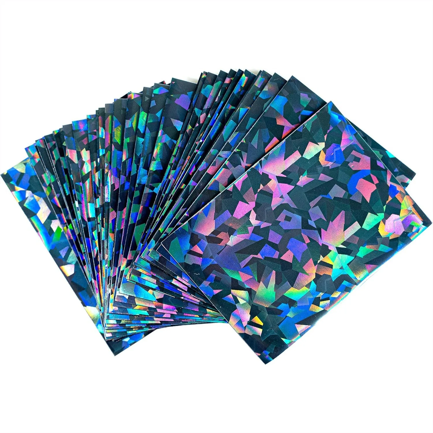 100 Holographic Card Sleeves Shiny Perfect Fit Standard Size for Trading Cards with Durable Protection
100 Holographic Card Sleeves Shiny Perfect Fit Standard Size for Trading Cards with Durable Protection