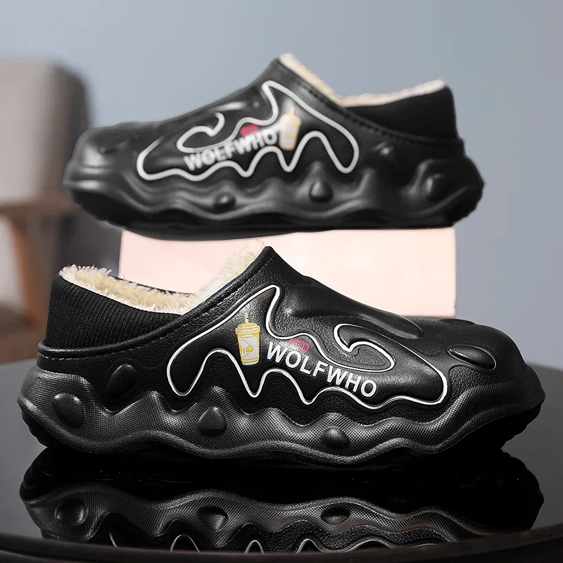 Shoes for Men House Slippers Add Velvet Thick Bottom Couple Women Home Shoes Soft and Comfortable Waterproof Non-Slip Fashion
Shoes for Men House Slippers Add Velvet Thick Bottom Couple Women Home Shoes Soft and Comfortable Waterproof Non-Slip Fashion