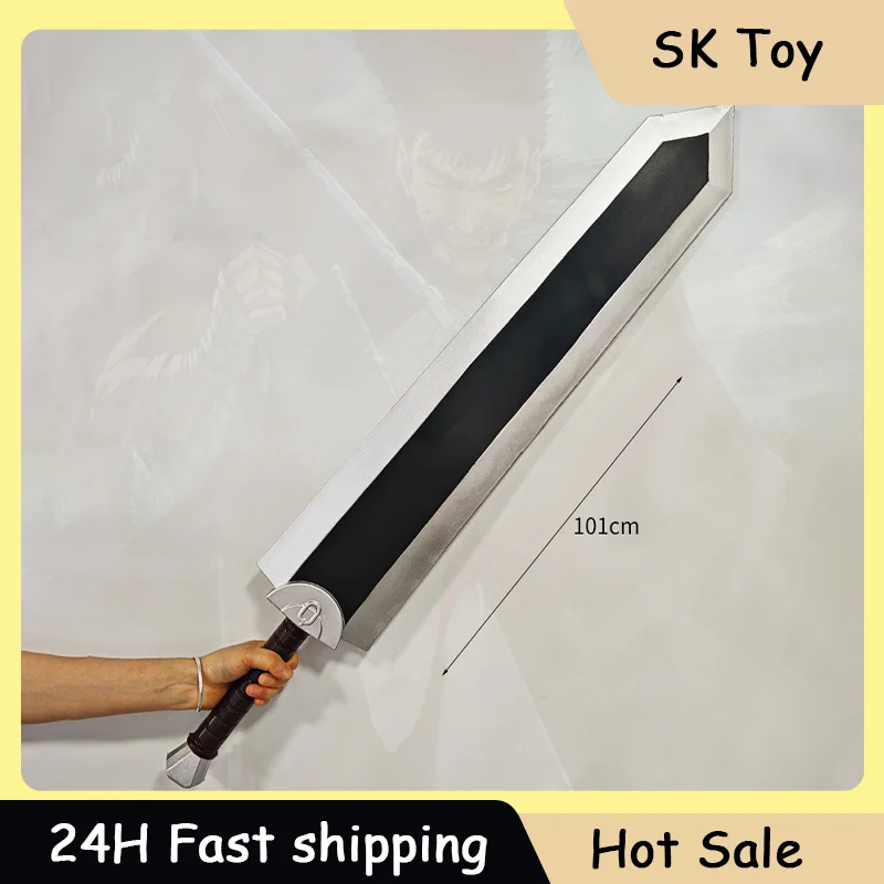 100cm Guts Dragon-Slaying Sword Game Pu Soft Rubber Model Greatsword Cospaly Props Role-playing Outdoor Toys Gifts Ornament
100cm Guts Dragon-Slaying Sword Game Pu Soft Rubber Model Greatsword Cospaly Props Role-playing Outdoor Toys Gifts Ornament