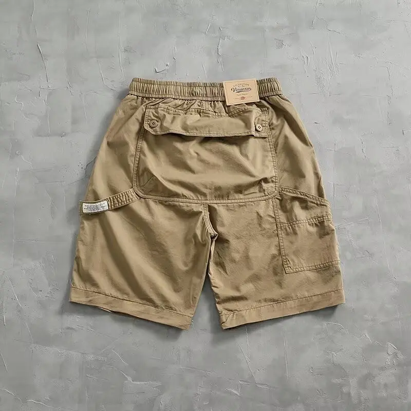 Loose Fit Pure Cotton Workwear Shorts Men's Casual Breathable Pants Youth High Street Multi Pocket Five Parts Shorts
Loose Fit Pure Cotton Workwear Shorts Men's Casual Breathable Pants Youth High Street Multi Pocket Five Parts Shorts