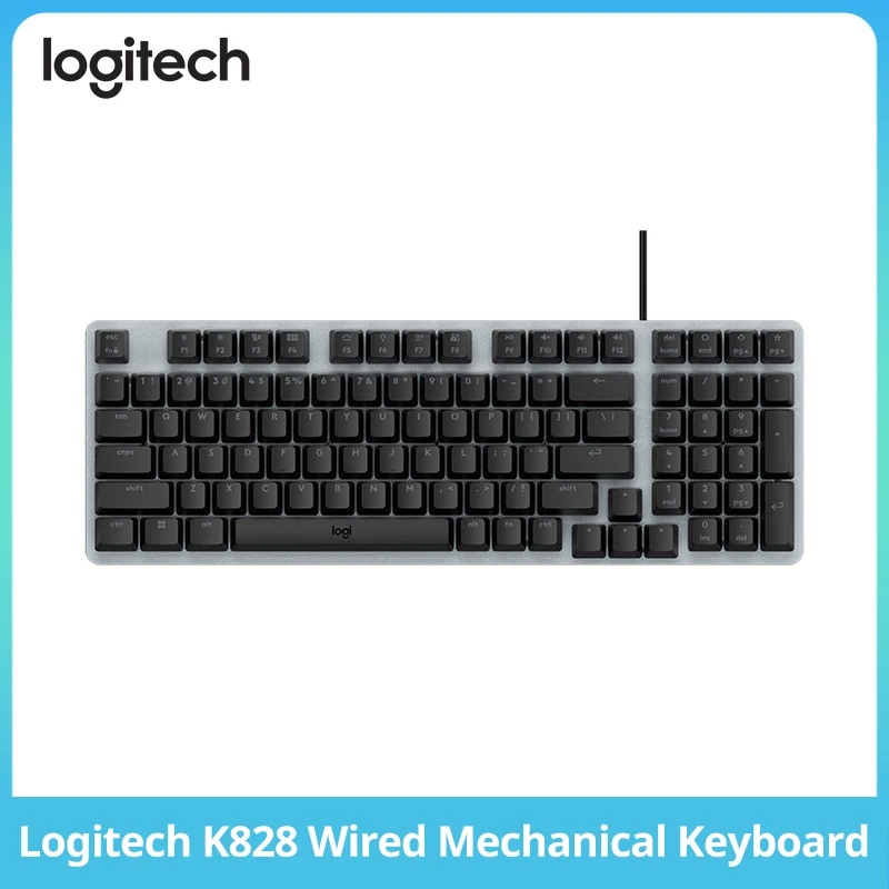 Logitech K828 Wired Mechanical Keyboard 98 Keys Backlit Crystal Switch Metal Frame USB-A Office Gaming Keyboard
Logitech K828 Wired Mechanical Keyboard 98 Keys Backlit Crystal Switch Metal Frame USB-A Office Gaming Keyboard
