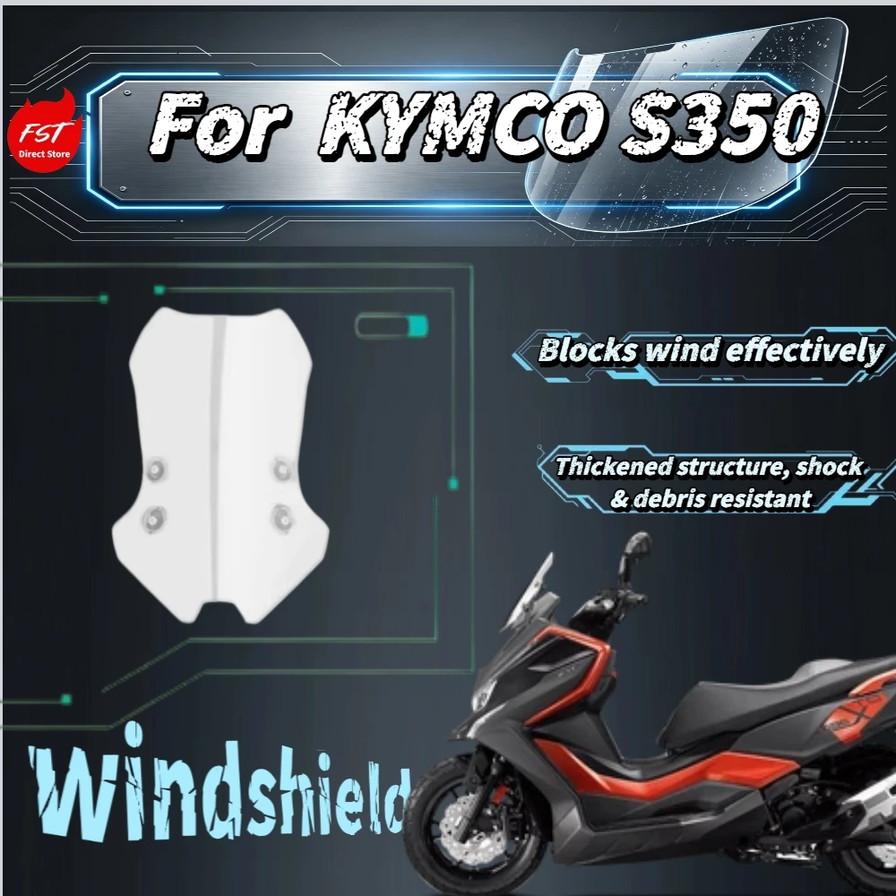 For Kymco S350 Modified Racing Front Windshield Windproof Rainproof Easy Install
For Kymco S350 Modified Racing Front Windshield Windproof Rainproof Easy Install
