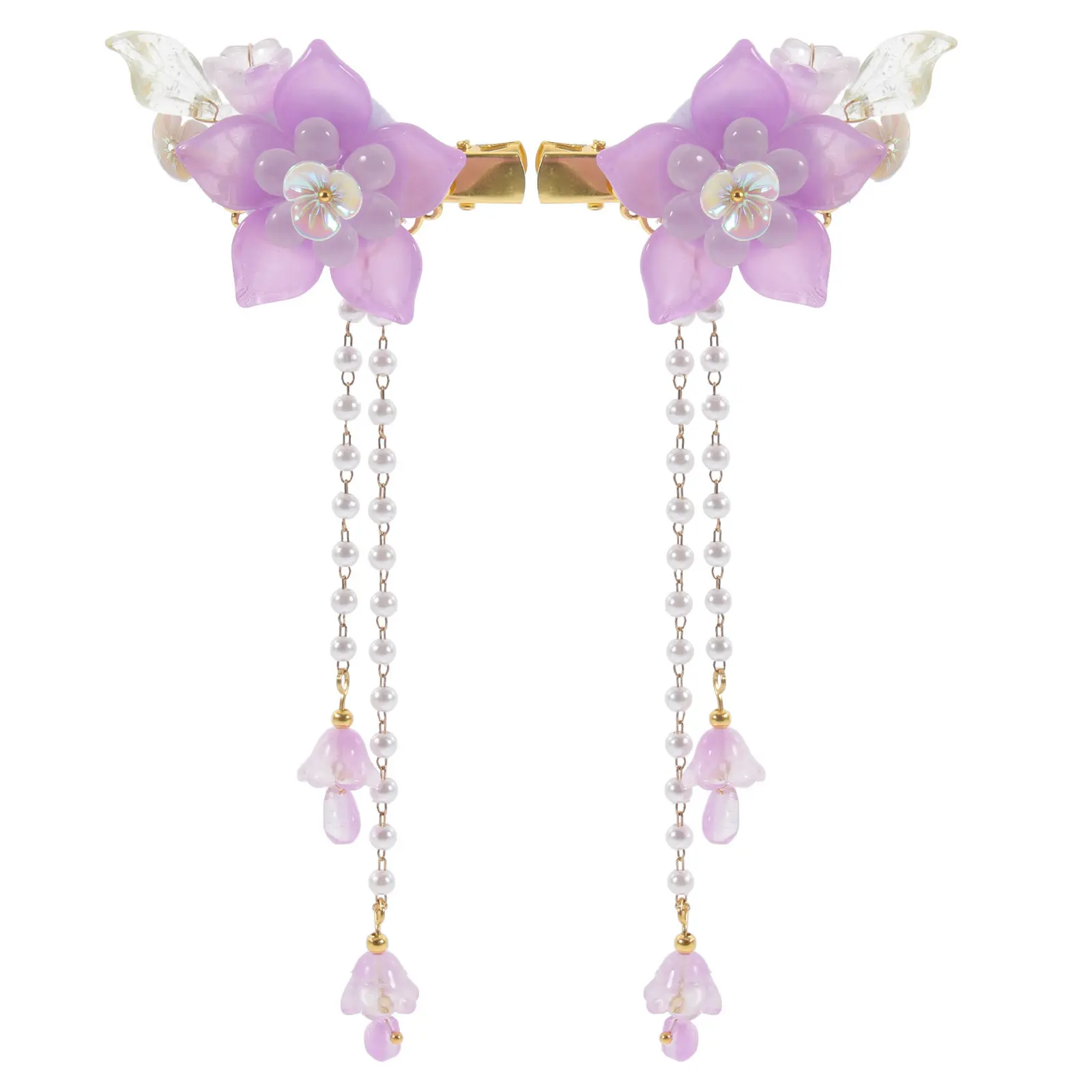 2Pcs Flower Hairpins Fake Pearl Tassel Hair Clips Chic Girls Hair Accessories Suitable for Party Hairstyles Flower Hairpin
2Pcs Flower Hairpins Fake Pearl Tassel Hair Clips Chic Girls Hair Accessories Suitable for Party Hairstyles Flower Hairpin