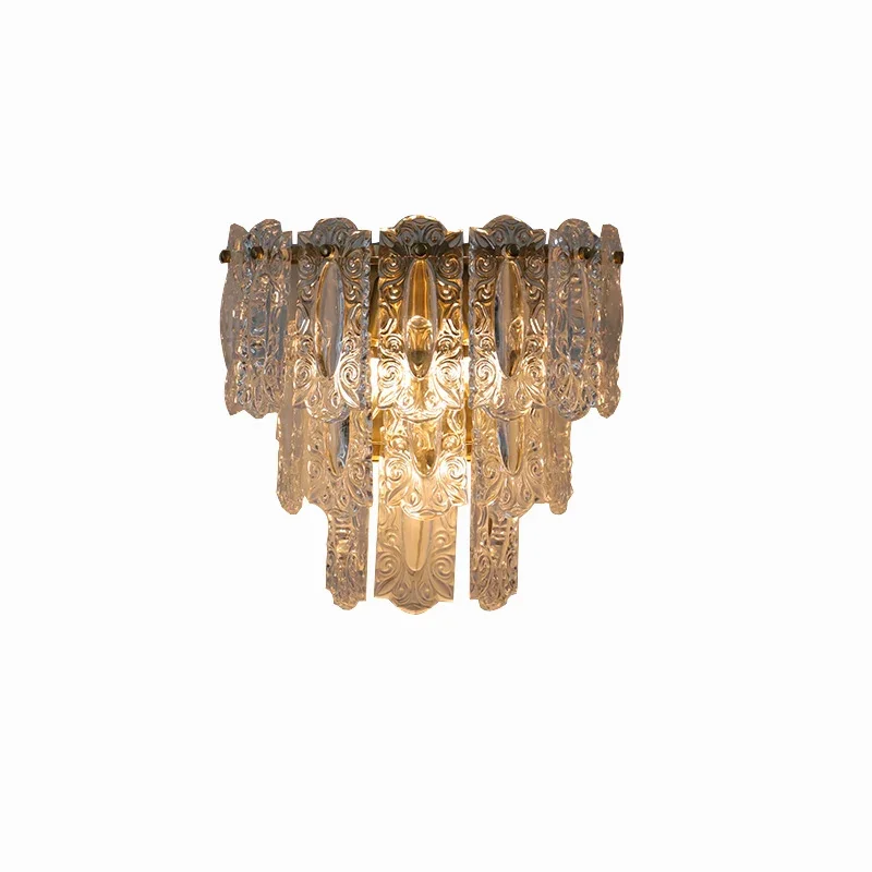 Vintage medieval glass wall lamp American French living room TV wall bedroom wall lamp corridor bedside wal lamp
Vintage medieval glass wall lamp American French living room TV wall bedroom wall lamp corridor bedside wal lamp