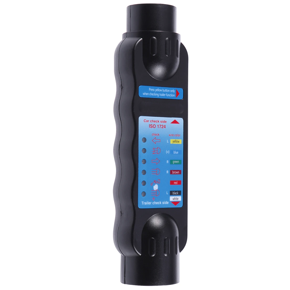 7 Pin Plug Socket Tester Diagnostic Vehicle Headlights Checker Trailer Wiring Fault Six Portable Caravan
7 Pin Plug Socket Tester Diagnostic Vehicle Headlights Checker Trailer Wiring Fault Six Portable Caravan